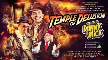 CBBC's Danny and Mick in the Temple of Delusion