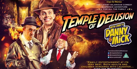 CBBC's Danny and Mick in the Temple of Delusion